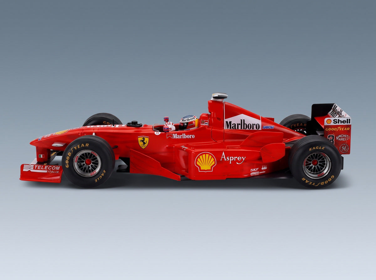 Ferrari F300 No. 3 Michael Schumacher Winner Canadian GP 1998 Werk83 1:18 scale model - side view