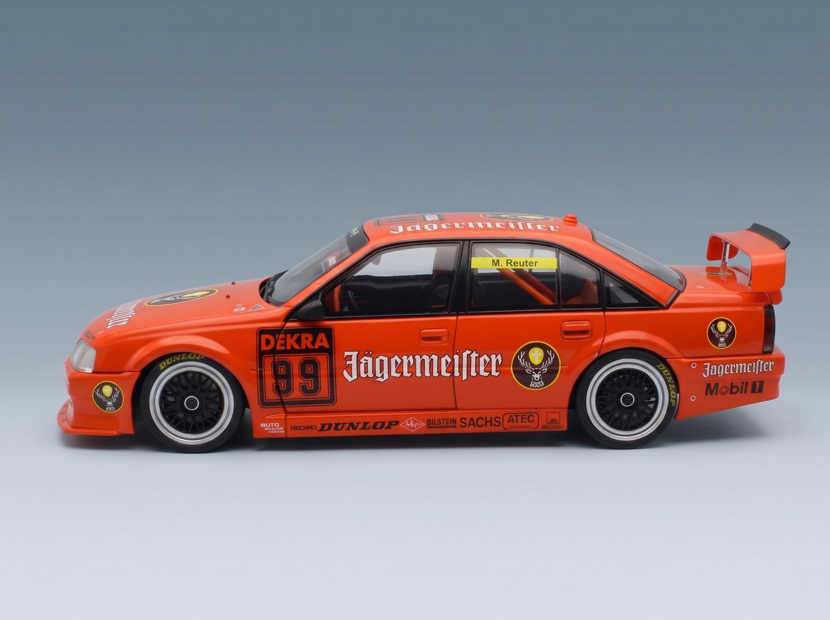 Opel Omega 3000 24V Team Schübel Jägermeister No. 99 Manuel Reuter DTM 1991 Werk83 1:18 scale model - side view