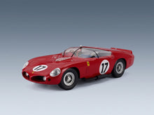 Ferrari 250 TR61 3.0L V12 Spider N.A.R.T. North American Racing No. 17 Pedro Rodriguez Ricardo Rodriguez 24h Le Mans 1961 Werk83 1:18 scale model - front three-quarter view