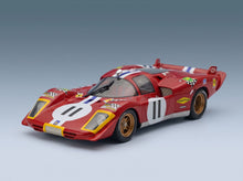 Ferrari 512S Long Tail N.A.R.T. North American Racing No. 11 Bucknum Posey 4th 24h Le Mans 1970 Werk83 1:18 scale model - front three-quarter view
