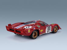 Ferrari 512S Long Tail N.A.R.T. North American Racing No. 11 Bucknum Posey 4th 24h Le Mans 1970 Werk83 1:18 scale model - rear three-quarter view