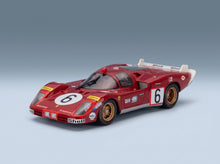 Ferrari 512S Long Tail Team SEFAC SpA Ferrari No. 6 Ignazio Giunti Nino Vaccarella 24h Le Mans 1970 Werk83 1:18 scale model - front three-quarter view