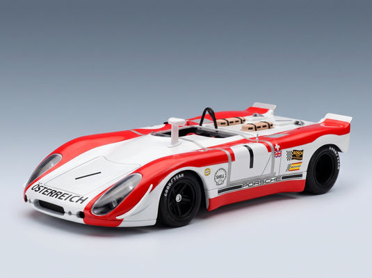 Porsche 908/2 Spyder No. 53 Siffert Redman Winner 6h Watkins Glen 1969 Werk83 1:18 scale model - front three-quarter view