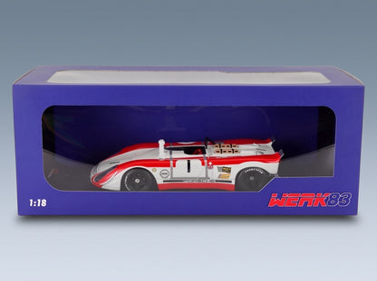 Porsche 908/2 Spyder No. 53 Siffert Redman Winner 6h Watkins Glen 1969 Werk83 1:18 scale model - original packaging