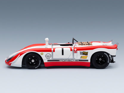 Porsche 908/2 Spyder No. 53 Siffert Redman Winner 6h Watkins Glen 1969 Werk83 1:18 scale model - side view