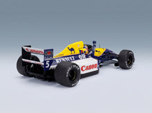 Williams FW14 Renault No. 5 Nigel Mansell Winner British GP 1991 Werk83 1:18 scale model - rear three-quarter view