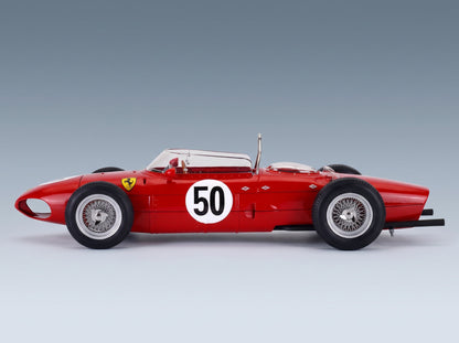 Ferrari 156 F1 Sharknose No. 50 Winner French GP Giancarlo Baghetti 1961 Werk83 1:18 scale model - side view