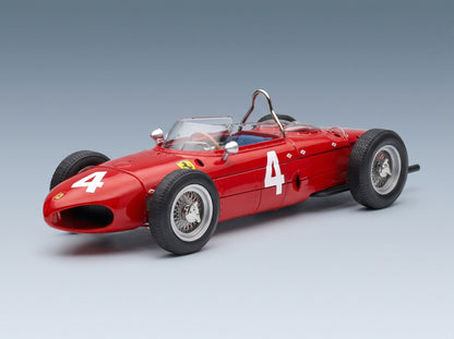 Ferrari 156 F1 Sharknose No. 4 Phil Hill Winner Belgian GP Spa 1961 World Champion Werk83 1:18 scale model - front three-quarter view