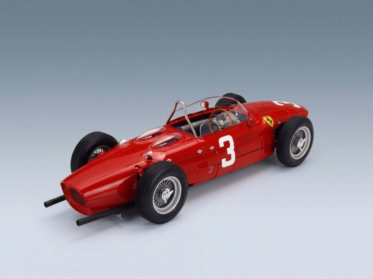 Ferrari F1 156 Sharknose No. 3 Wolfgang Von Trips Winner Dutch GP 1961 Werk83 1:18 scale model - rear three-quarter view