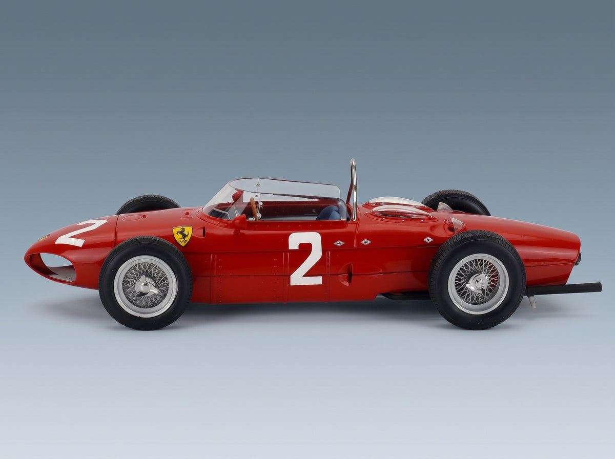 Ferrari F1 156 Sharknose No. 2 Phil Hill Winner Italian GP Monza 1961 Werk83 1:18 scale model - side view