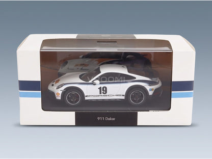 Porsche 911 992 No. 19 Rally Dakar Design Package 2024 Spark Model 1:43 scale model - original packaging