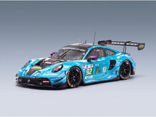 PORSCHE - 911 992 GT3 R 4.2L TEAM MANTHEY 1st PHORM N 92 WINNER LMGT3 CLASS 24h LE MANS 2025 RICCARDO PERA - RICHARD LIETZ - RYAN HARDWICK - BLUE BLACK scale model - front three-quarter view