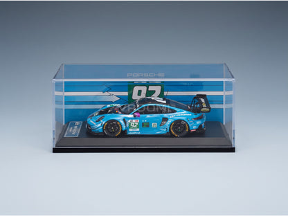 PORSCHE - 911 992 GT3 R 4.2L TEAM MANTHEY 1st PHORM N 92 WINNER LMGT3 CLASS 24h LE MANS 2025 RICCARDO PERA - RICHARD LIETZ - RYAN HARDWICK - BLUE BLACK scale model - original packaging