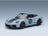 Porsche 911 992 Cabriolet Open Spirit 70 2025 Meissen Blue Black Spark Model 1:43 scale model - front three-quarter view