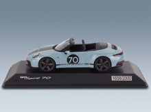 Porsche 911 992 Cabriolet Open Spirit 70 2025 Meissen Blue Black Spark Model 1:43 - original packaging