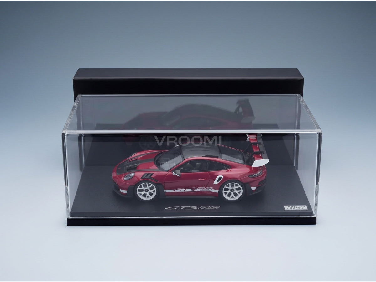 Porsche 911 GT3 RS (992) Sonderwunsch 2024 Ruby Star Spark Model 1:43 scale model - original packaging