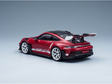 Porsche 911 GT3 RS (992) Sonderwunsch 2024 Ruby Star Spark Model 1:43 - rear three-quarter view