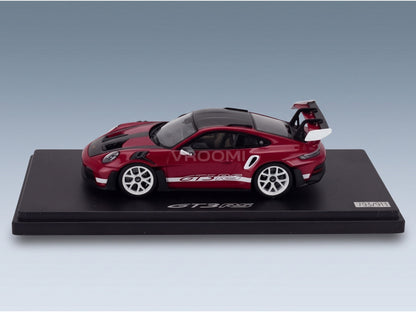 Porsche 911 GT3 RS (992) Sonderwunsch 2024 Ruby Star Spark Model 1:43 - side view