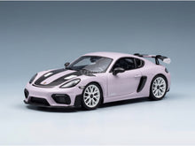 Porsche 718 Cayman GT4 RS (982) Sonderwunsch 2024 Moon Stone Spark Model 1:43 - front three-quarter view