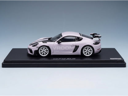 Porsche 718 Cayman GT4 RS (982) Sonderwunsch 2024 Moon Stone Spark Model 1:43 - side view