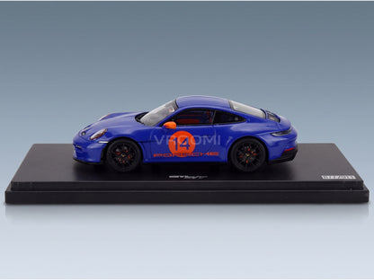 Porsche 911 S/T (992) No. 14 Sonderwunsch 2024 Nagaro Blue Spark Model 1:43 - side view