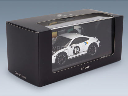 Porsche 911 992 No. 19 Rally Dakar Livery 1971 Coupé 2023 Spark Model 1:43 scale model - original packaging