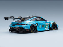 Porsche 911 GT3 R (992) Manthey 1st Phorm No. 92 Hardwick Lietz Pera Winner LMGT3 24h Le Mans 2025 with Showcase Spark 1:18 scale model - rear three-quarter view