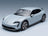 Porsche Taycan 4S Cross Turismo 2021 Ice Grey with Showcase Minichamps 1:18 scale model - front three-quarter view