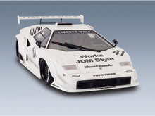 Lamborghini Countach LB-Works No. 41 Racing 2023 GT Spirit 1:18 scale model - front view