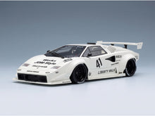 Lamborghini Countach LB-Works No. 41 Racing 2023 GT Spirit 1:18 scale model - front three-quarter view