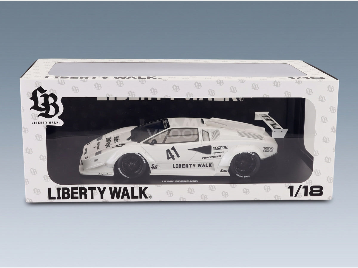 Lamborghini Countach LB-Works No. 41 Racing 2023 GT Spirit 1:18 scale model - original packaging
