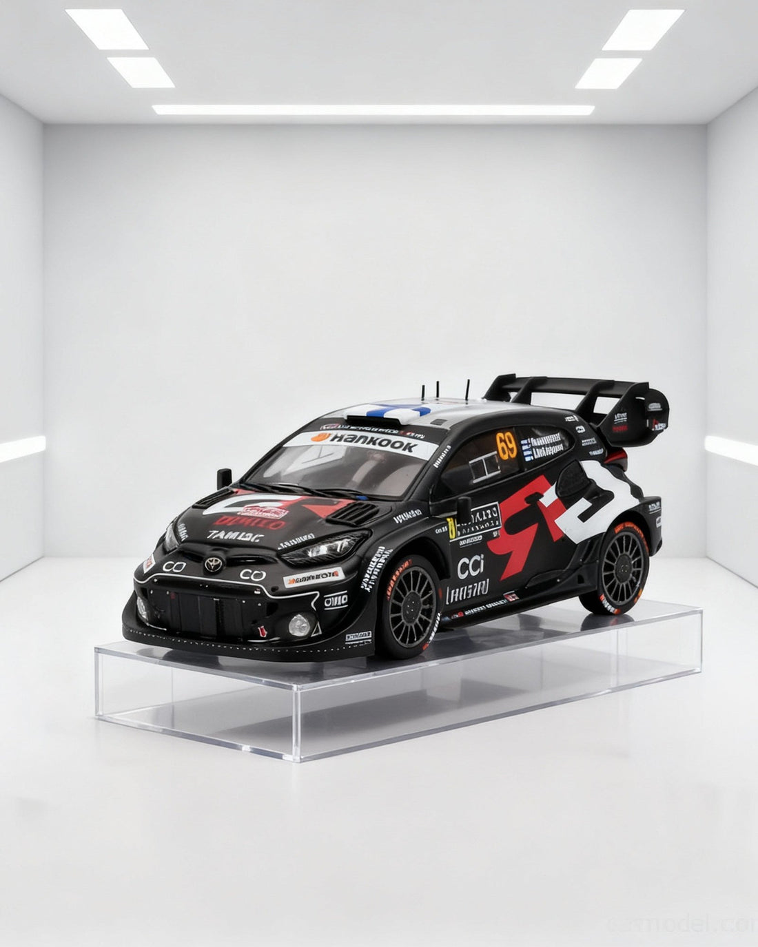 Imagen de una maqueta del Toyota Yaris WRC