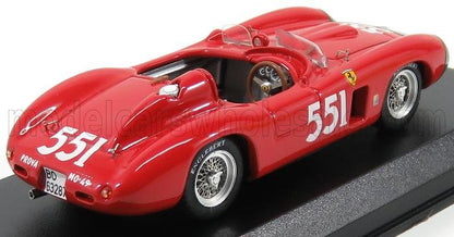 FERRARI - 860 MONZA SPIDER ch.0628 N 551 2nd MILLE MIGLIA 1956 COLLINS - KLEMENTASKI - RED