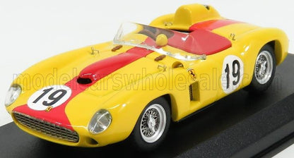 FERRARI - 290MM SPIDER ch.0606 N 19 4th PORTUGAL MONSANTO GP 1957 A.DE CHANGY - YELLOW
