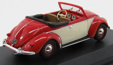 VOLKSWAGEN - HEBMULLER CABRIOLET ABIERTO 1949 - ROJO CREMA