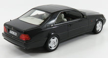 Maqueta de coche Mercedes-Benz 600 SEC negro, V12, ya disponible para coleccionistas en Vroomi.