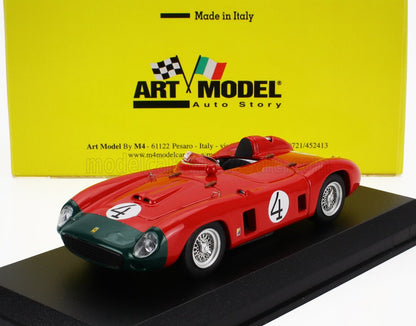 FERRARI - 860 MONZA ch.0628 N 4 SWEDISH GP 1956 J.M.FANGIO - E.CASTELLOTTI - RED GREEN