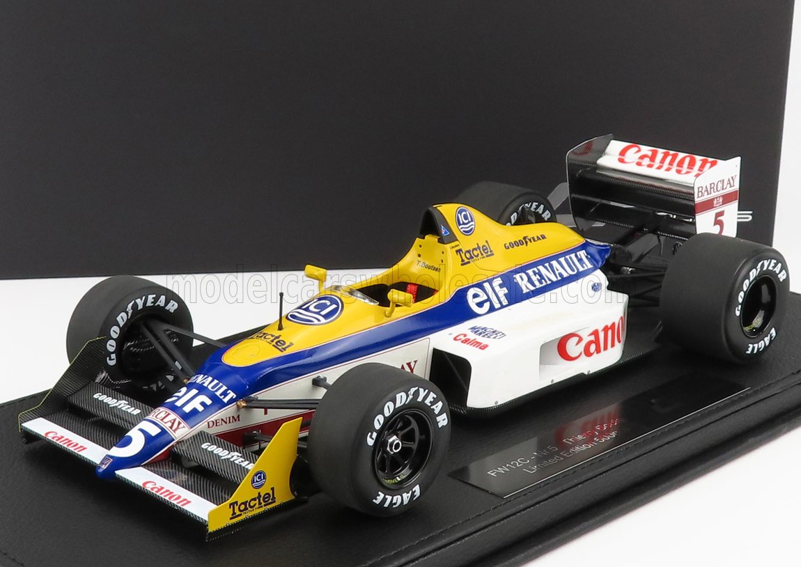 WILLIAMS | F1 FW12C RENAULT V10 N 5 TEMPORADA 1989 THIERRY BOUTSEN - CON VETRINA - CON VITRINA