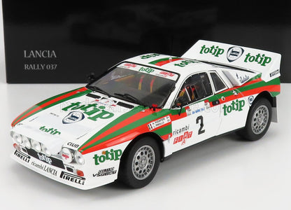 LANCIA - 037 TOTIP RALLY SAN MARINO 1984 A.VUDAFIERI - L.PIROLLO - BLANCO NARANJA VERDE