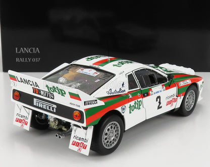 LANCIA - 037 TOTIP RALLY SAN MARINO 1984 A.VUDAFIERI - L.PIROLLO - BLANCO NARANJA VERDE