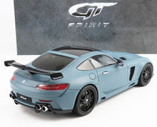 Matte blue GT Spirit die-cast model car with black spoiler and wheels, available at Vroomi