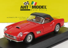 FERRARI - 250 LWB CALIFORNIA LONG NOSE SPIDER CLOSED 1960 - RED BLACK