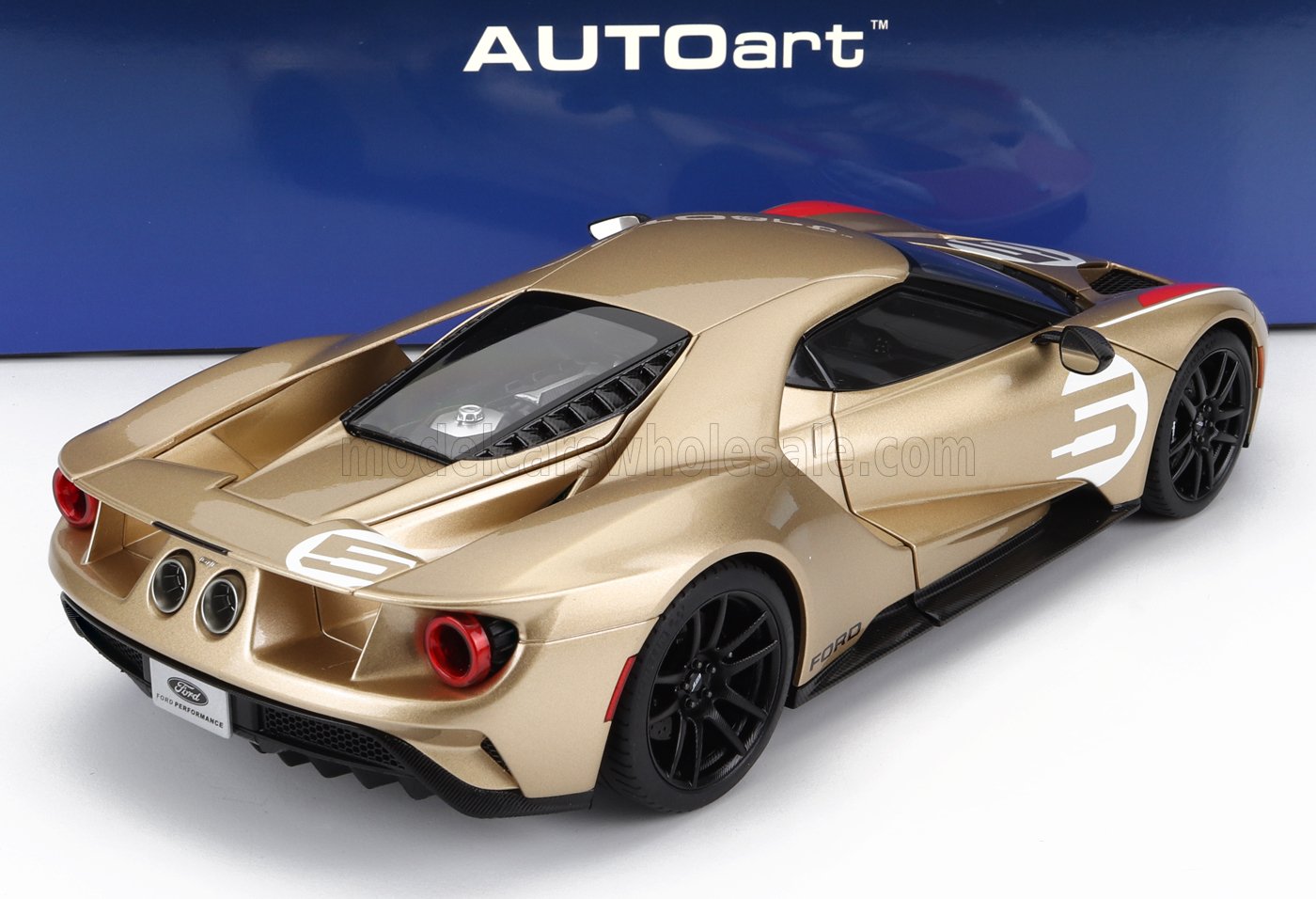 FORD EE. UU. - GT HERITAGE EDITION N 5 HOLMAN MOODY 2022 - COBRE - Vroomi