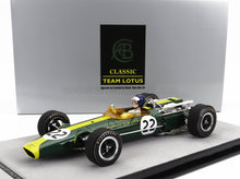 LOTUS | F1 43 TEAM LOTUS N 22 MONZA ITALIA GP (con figura de piloto) 1966 JIM CLARK