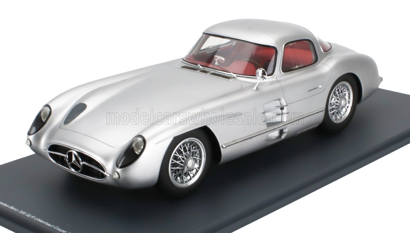 MERCEDES BENZ - 300 SLR UHLENHAUT COUPE 1955 - PLATA - Vroomi