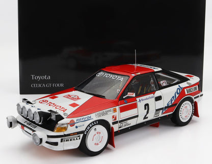 TOYOTA - CELICA GT-FOUR ST165 (versión nocturna) N 2 GANADOR RALLY MONTECARLO 1991 C.SAINZ - L.MOYA - BLANCO ROJO
