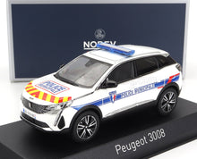 PEUGEOT - 3008 POLICE MUNICIPALE 2023 - BLANCO AZUL ROJO AMARILLO