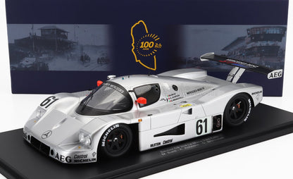 MERCEDES BENZ - SAUBER C9 5.0L TURBO V8 TEAM SAUBER MERCEDES N 61 2nd 24h LE MANS 1989 M.BALDI - K.ACHESON - G.BRANCATELLI - SILVER, Vroomi, 
