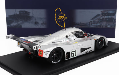 MERCEDES BENZ - SAUBER C9 5.0L TURBO V8 TEAM SAUBER MERCEDES N 61 2nd 24h LE MANS 1989 M.BALDI - K.ACHESON - G.BRANCATELLI - SILVER, Vroomi, 