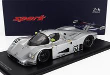 SAUBER - MERCEDES BENZ C9 5.0L TURBO V8 EQUIPO SAUBER MERCEDES N.º 63 GANADOR DE LAS 24 HORAS DE LE MANS 1989 JOCHEN MASS - MANUEL REUTER - STANLEY DICKENS - PLATA, Vroomi, 